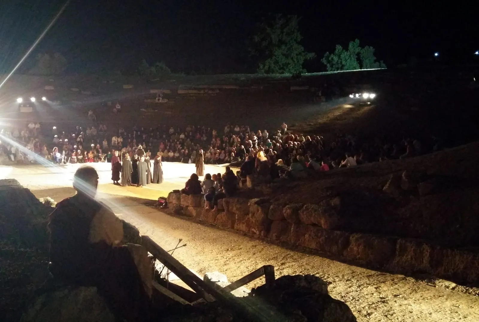 Antikes Theater von Eretria